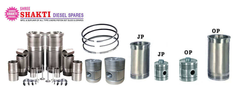 OP/JP Cylinder Liners Piston